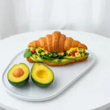 Avo Chilli Cheese Scrambled Egg Croissant