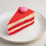Red Velvet Cheesecake Slice
