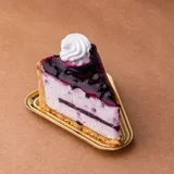 Blueberry Cold Cheesecake Pastry Slice