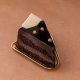 Double Chocolate Truffle with French Nougatine Pastry Slice