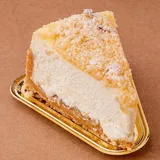 Apple Crumble Baked Cheesecake Slice