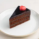 Dark Devil Mud Cake Slice