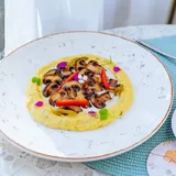 Sauteed Mushrooms With Creamy Mash