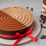 1 kg Nutella Layered Cheesecake