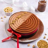 1/2 Kg Nutella Layered Cheesecake