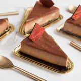 Nutella Baked Cheesecake Slice