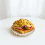 Ham & Cheese Croissant Sandwich