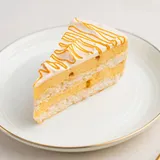 Salted Caramel Layered Cheesecake Slice