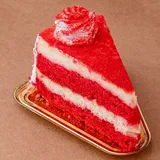 Red Velvet Cheesecake Slice