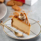 Lotus Biscoff Baked Cheesecake Slice