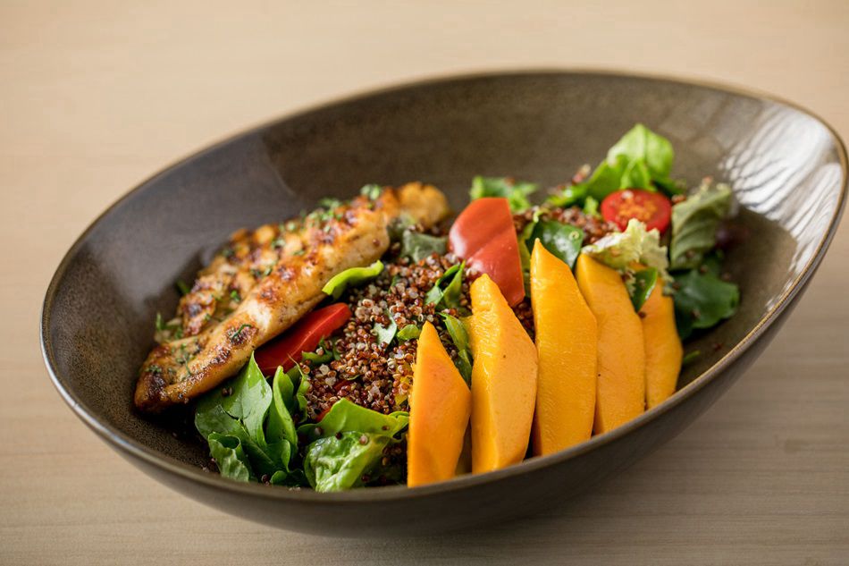 Red Quinoa & Chicken Salad