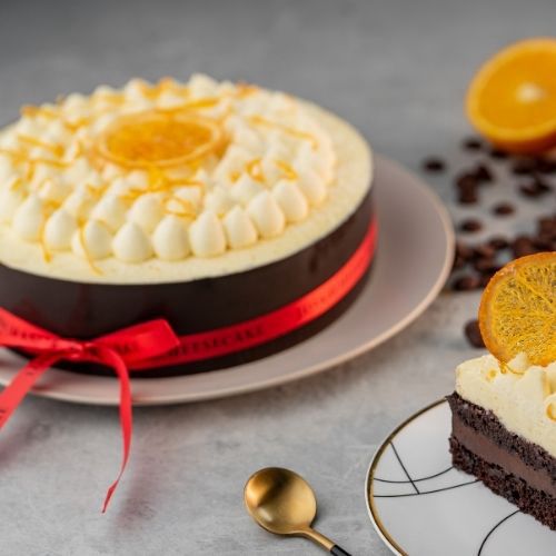 1 kg Dark Chocolate Orange Cheesecake
