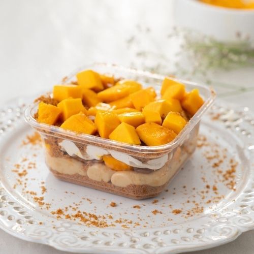Fresh Mango Biscoff CheeseCake Tub 250 gms