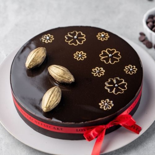 1 kg Double Chocolate Truffle with French Nougatine Cake