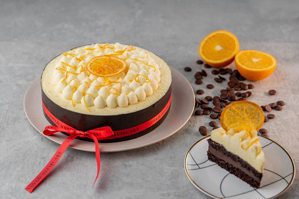 1/2 Kg Dark Chocolate Orange Cheesecake