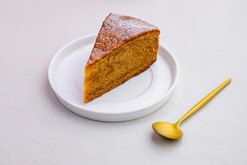 Caramel Tea Cake Slice