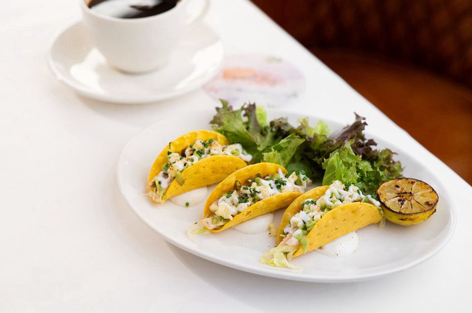 Crispy Chicken and Avocado Tacos