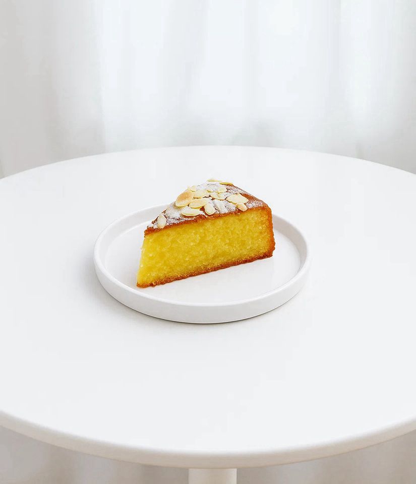Almond Lemon Tea Cake Slice
