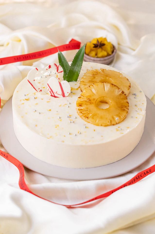 1 Kg Pineapple Layered Cheesecake