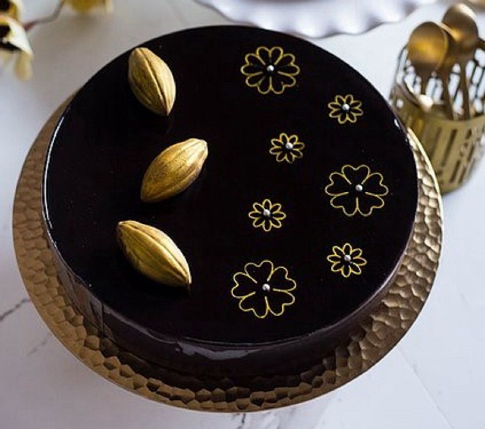 1/2 Kg Double Chocolate Truffle W/French Nougatine