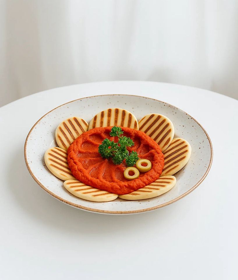 Smoked Paprika Hummus & Pita