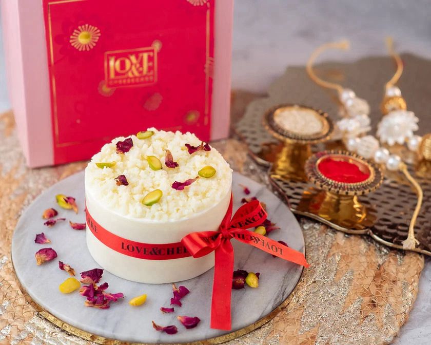 Rose Kalakandh Cheesecake (350 grams)