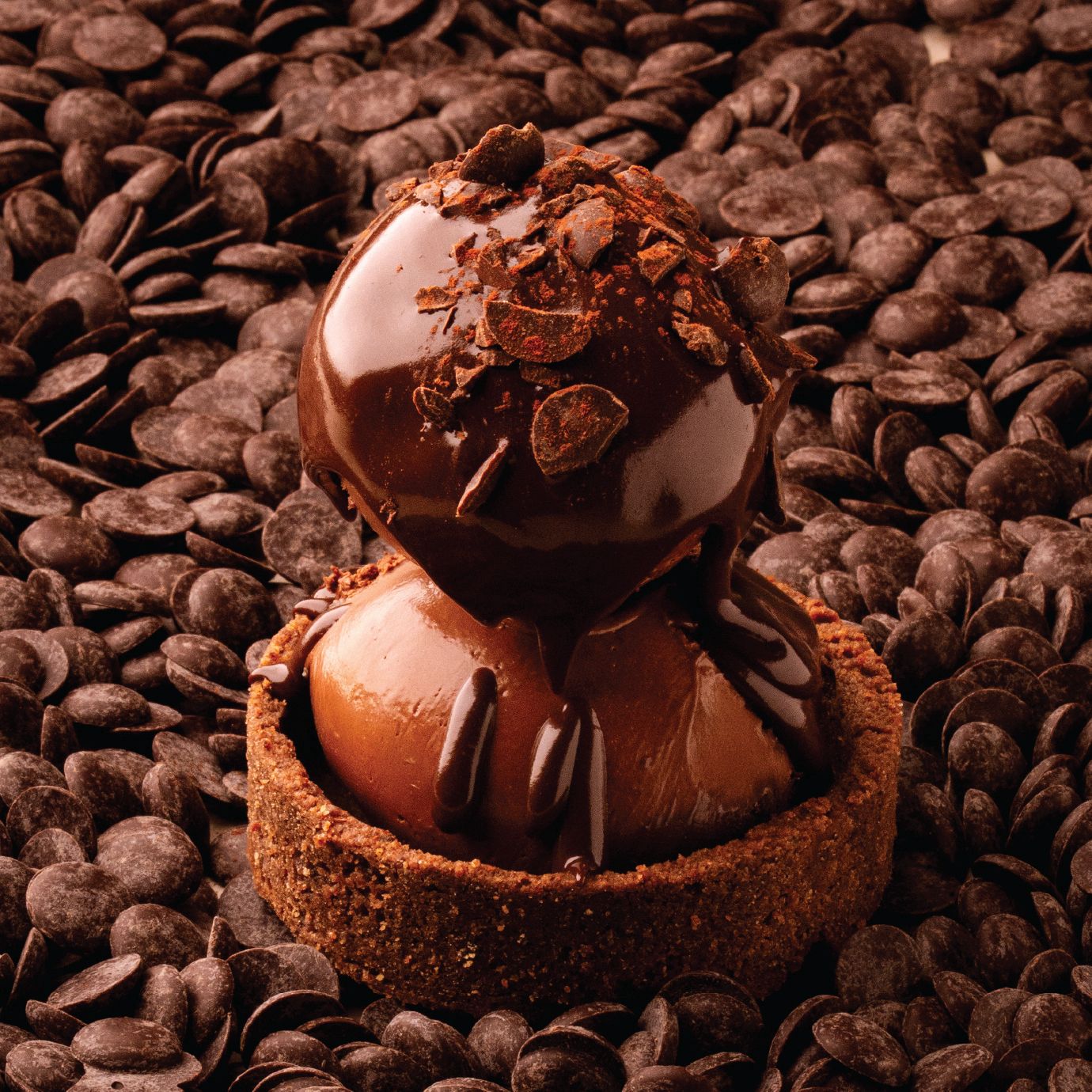 Belgian Dark Chocolate Cheesecake Scoops