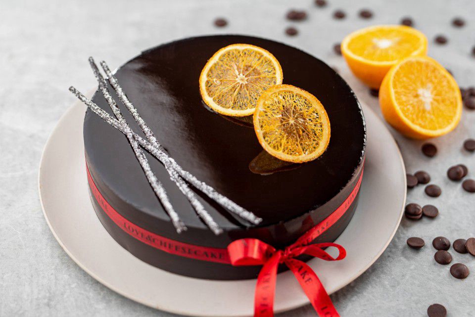 1 Kg Dark Chocolate Orange Cake