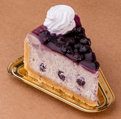 Blueberry Baked Cheesecake Pastry Slice