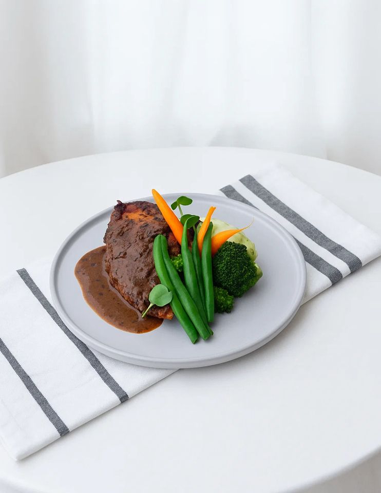 Black Peppercorn Chicken Steak