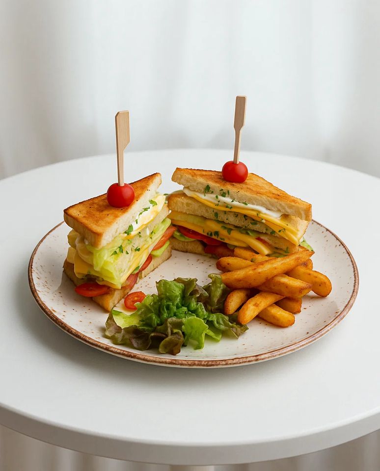 Veg Club Sandwich