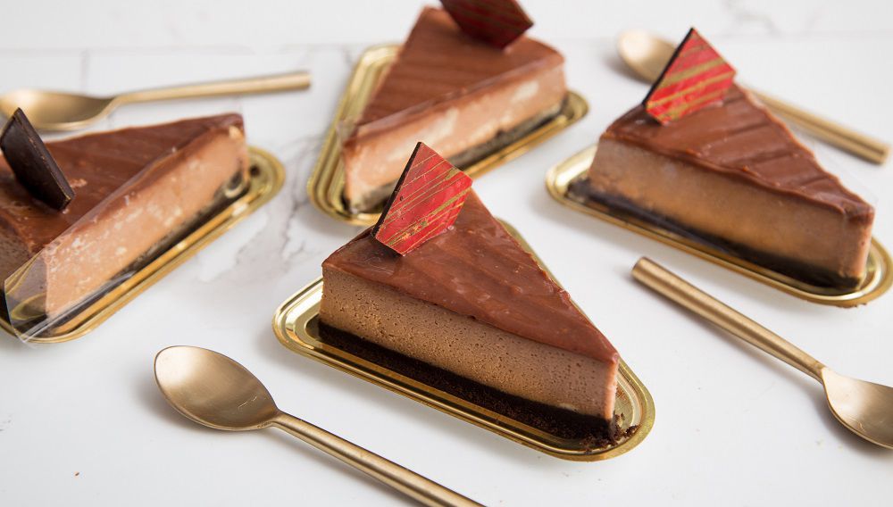 Nutella Baked Cheesecake Slice