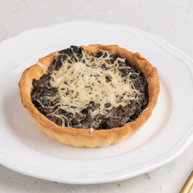 SPINACH & MUSHROOM QUICHE