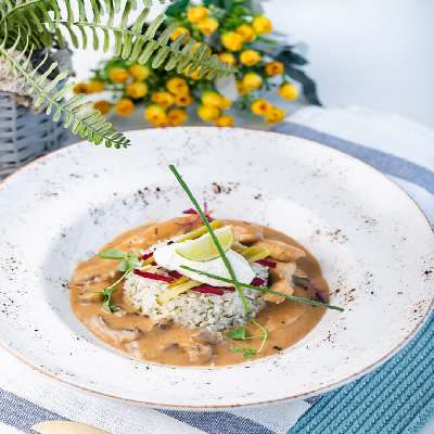 Chicken & Mushroom Stroganoff