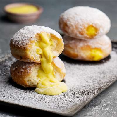 Vanilla Custard Donut