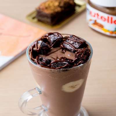 Brownie & Nutella Milkshake