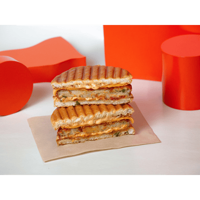 Cheesy Aloo Bunto Sandwich