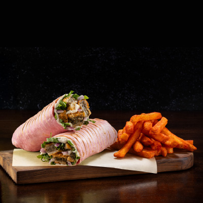 Veg Wraps Combo - Falafel Crunch Wrap + Peri Fries