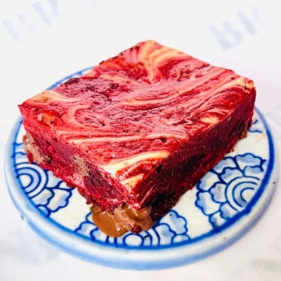 Red Velvet Swirl Brownie