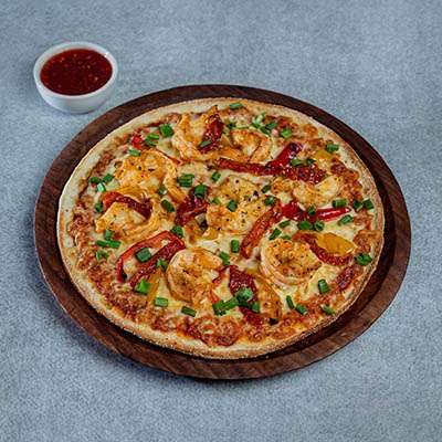 Garlic Prawn Pizza