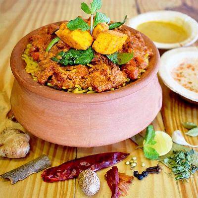 Paneer Kebab Biryani
