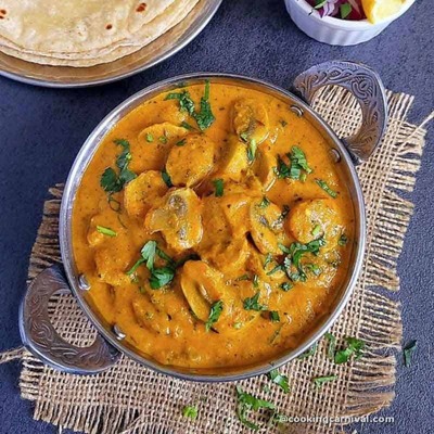 Mushroom And Babycorn Curries