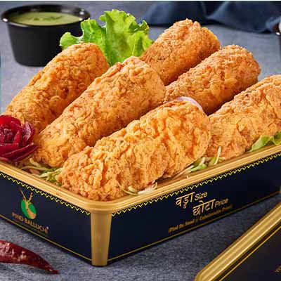 Spicy Golden Paneer Fingers (UN)