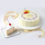 Eggless White Forest Cake