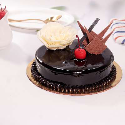 Eggless Choco Truffle Cake