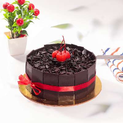 Eggless Black Forest Cake