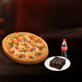 Veg Regular Pizza + Brownie + Coke 250ml