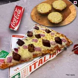 Super BBQ Slice + Cheesy Garlic Bread +Coke