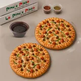 Lapinoz Chicken Pizza(R)(Double Burst)+Hot Tandoori Pizza(R)(Double Burst)+Free Chocolava