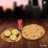 Margherita (Reg) +cheesy Garlic Bread +coke